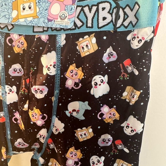 4 pairs of super fantastic Lankybox boxer shorts box 📦🩳🩷💛⭐️💝 - Picture 3 of 9